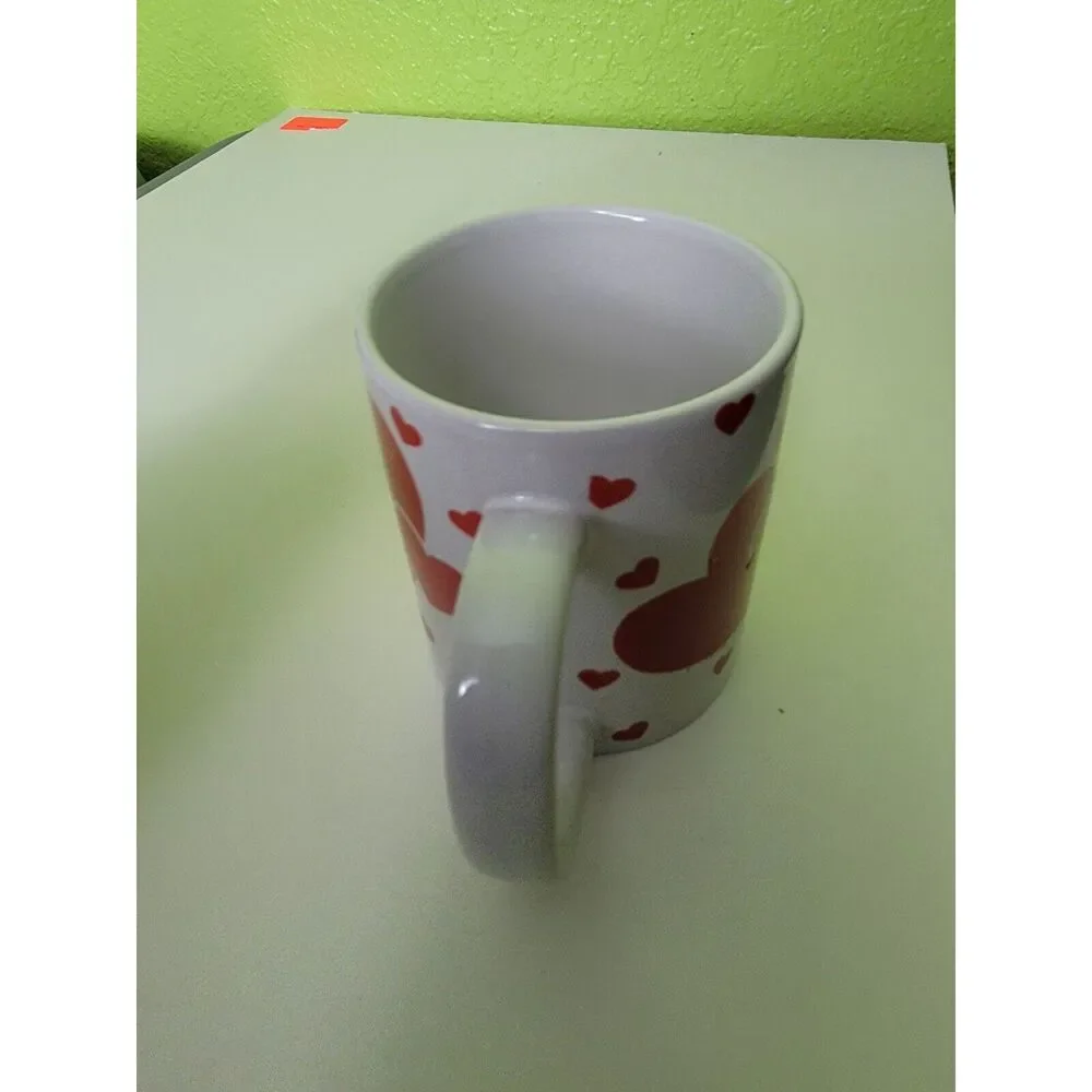 VTG‎ 2002 JJI INTERNATIONAL “ HEARTS “ Mug 12 oz Coffee / Tea Cup Made in USA